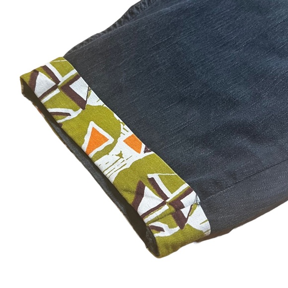 Levi’s Black Denim Shorts with Pattern Men’s W34 - Picture 2 of 4